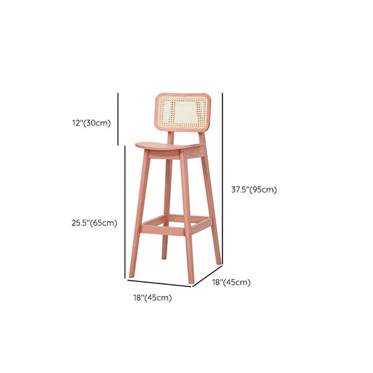 Solid Wood Stool Modern Style Counter and Bar Stool for Living Room Clearhalo 'Bar Furniture' 'Bar Stools' 'bar_stools' 'furn' 'furn_bar_stools' 'Furniture' 'Kitchen & Dining Furniture' 7806827