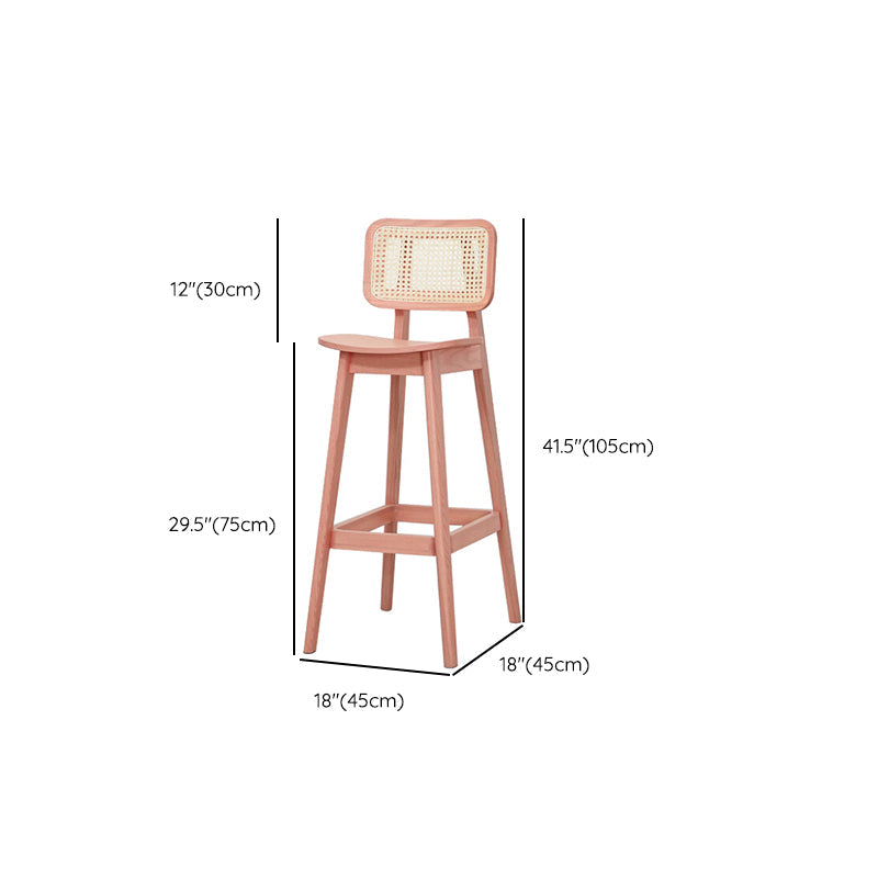 Solid Wood Stool Modern Style Counter and Bar Stool for Living Room Clearhalo 'Bar Furniture' 'Bar Stools' 'bar_stools' 'furn' 'furn_bar_stools' 'Furniture' 'Kitchen & Dining Furniture' 7806829
