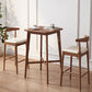 1/2/3 Pieces Bar Stool and Table Set Solid Wood Round for Dining Room