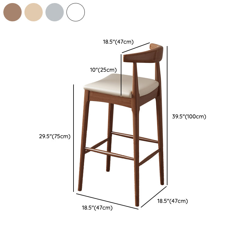 1/2/3 Pieces Bar Stool and Table Set Solid Wood Round for Dining Room