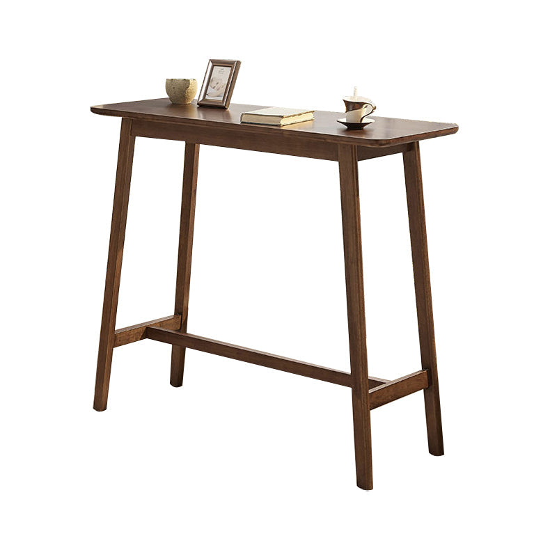 1/3/4 Pieces Table and Stool Set Contemporary Brown Solid Wood Clearhalo 'Bar Furniture' 'furn' 'furn_home_bar_bar_sets' 'Furniture' 'Home Bars & Bar Sets' 'home_bar_bar_sets' 'Kitchen & Dining Furniture' 7806916
