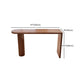 1/3 Pieces Bar Stool and Table Set Brown Solid Wood for Dining Room
