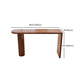 1/3 Pieces Bar Stool and Table Set Brown Solid Wood for Dining Room