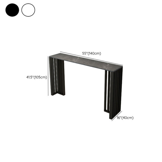 Moderne rechthoek gesinterde stenen bovenbalktafel voor keuken eetkamer