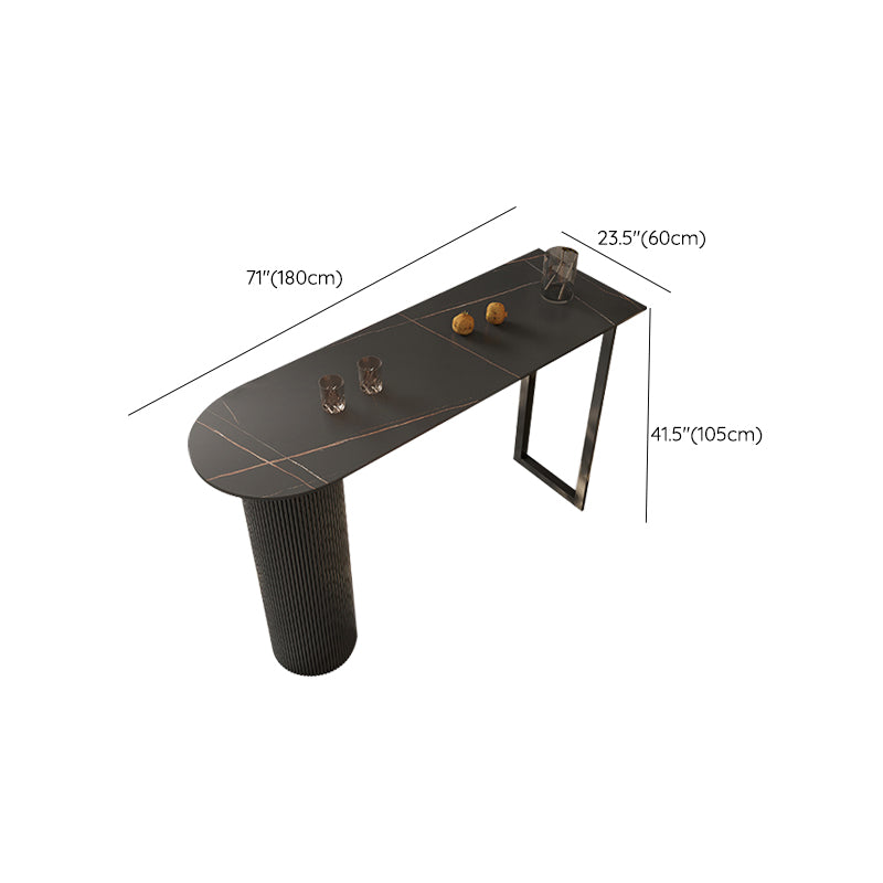 Modern Stone Specialty Bar Stool Table Table for Living Room Clearhalo 'Bar Furniture' 'Bar Tables' 'bar_tables' 'furn' 'furn_bar_tables' 'Furniture' 'Kitchen & Dining Furniture' 7807074