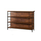 Contemporary Style Wood Rectangle Bar Stool Table for Living Room Brown Without Chairs Clearhalo 'Bar Furniture' 'Bar Tables' 'bar_tables' 'furn' 'furn_bar_tables' 'Furniture' 'Kitchen & Dining Furniture' 7807080