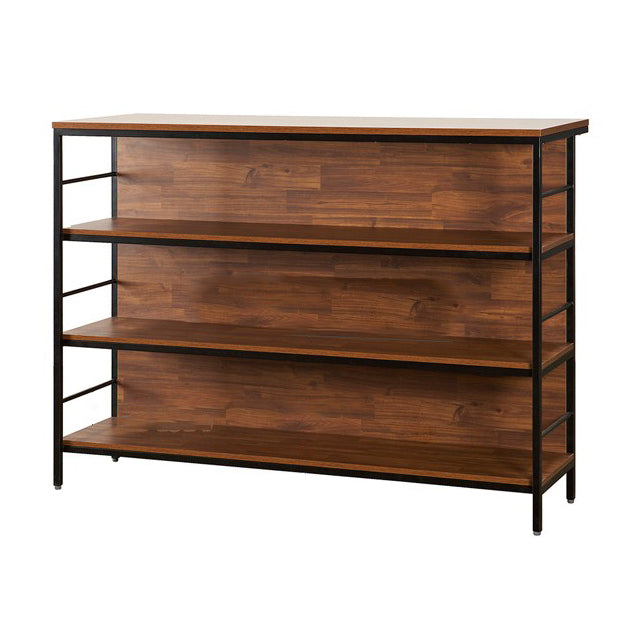 Contemporary Style Wood Rectangle Bar Stool Table for Living Room Clearhalo 'Bar Furniture' 'Bar Tables' 'bar_tables' 'furn' 'furn_bar_tables' 'Furniture' 'Kitchen & Dining Furniture' 7807085