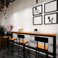 Modern Bar Dining Table Rectangle Bar Solid Wood Table in Brown Clearhalo 'Bar Furniture' 'Bar Tables' 'bar_tables' 'furn' 'furn_bar_tables' 'Furniture' 'Kitchen & Dining Furniture' 7807115