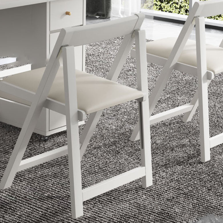 3/5/7ピースモダンな白い木製長方形の折りたたみ折りたたみダイニングセット