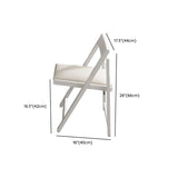 3/5/7ピースモダンな白い木製長方形の折りたたみ折りたたみダイニングセット