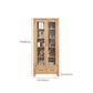 Solid Wood Display Cabinet Modern Style Glass Door with Adjustable Shelf Clearhalo 'Display & China Cabinets' 'display_china_cabinets' 'furn' 'furn_display_china_cabinets' 'Furniture' 'Kitchen & Dining Furniture' 7807630