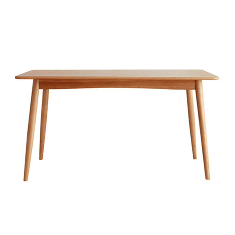 Moderne massief houten rechthoekige ruimtebesparende eettafel met 4 poten