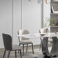 Rectangular Stone Top Dining Table Double Pedestal Metal Base for Living Room Clearhalo 'Dining Tables & Seating' 'Dining Tables' 'dining_table' 'furn' 'furn_dining_table' 'Furniture' 'Kitchen & Dining Furniture' 7807842