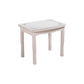 Simplicity Style Rectangle Glass Dining Site Table with 4 Legs