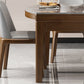 Mesa de comedor redonda moderna de piedra extensible para espacios pequeños en gris