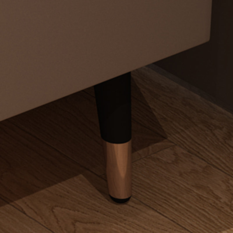 Glam Drawers Included Accent Table Nightstand 22.5" Tall with Legs Clearhalo 'Bedroom Furniture' 'furn' 'furn_night_stand' 'Furniture' 'night_stand' 'Nightstands' 7808381