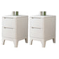 Solid Wood Night Table Contemporary Bed Nightstand for Bedroom White 2 Piece Set Clearhalo 'Bedroom Furniture' 'furn' 'furn_night_stand' 'Furniture' 'night_stand' 'Nightstands' 7808407