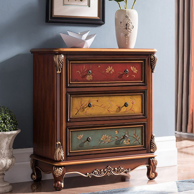 Traditional Wooden Storage Chest Bedroom Vertical Chest with Drawers Clearhalo 'Bedroom Furniture' 'Dressers & Chests' 'dressers_chests' 'furn' 'furn_dressers_chests' 'Furniture' 7808522