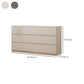 Modern Horizontal Storage Chest with 6 Soft-Close Drawers for Home