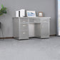 Rectangular Shaped Silver Office Desk with 3/5 Drawers for Office 55.1"L x 23.6"W x 29.5"H 5 1 Clearhalo 'furn' 'furn_office_desk' 'Furniture' 'Office Desks' 'Office Furniture' 'office_desk' 7808698
