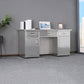 Rectangular Shaped Silver Office Desk with 3/5 Drawers for Office 3 2 Clearhalo 'furn' 'furn_office_desk' 'Furniture' 'Office Desks' 'Office Furniture' 'office_desk' 7808700