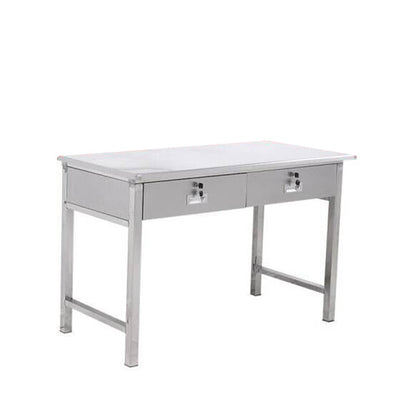 Rectangular Shaped Silver Office Desk with 3/5 Drawers for Office 63"L x 27.6"W x 29.5"H 5 2 Clearhalo 'furn' 'furn_office_desk' 'Furniture' 'Office Desks' 'Office Furniture' 'office_desk' 7808702