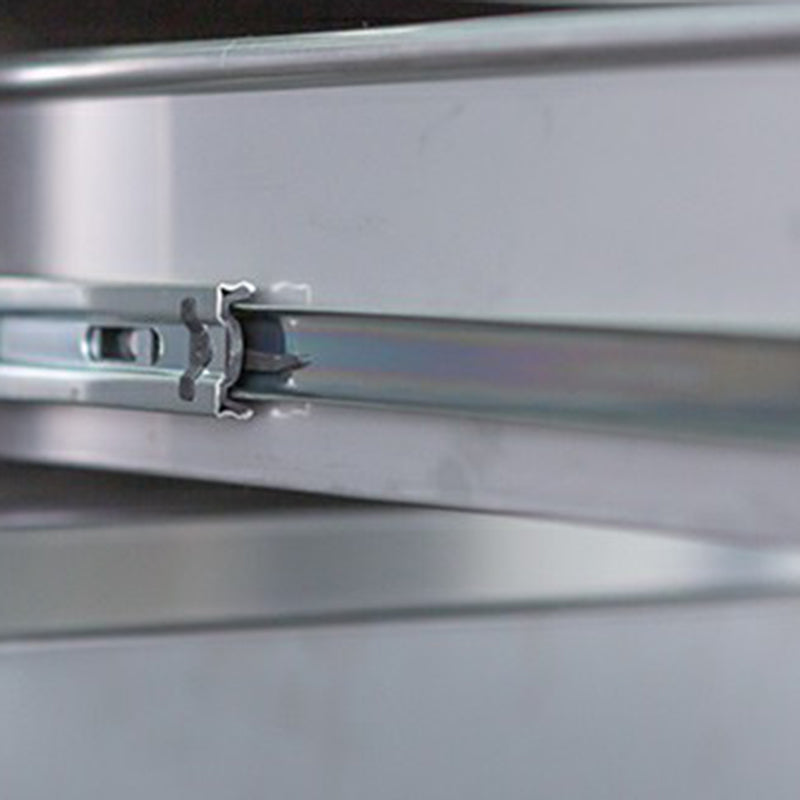 Rectangular Shaped Silver Office Desk with 3/5 Drawers for Office Clearhalo 'furn' 'furn_office_desk' 'Furniture' 'Office Desks' 'Office Furniture' 'office_desk' 7808708