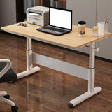 Rectangular Shaped Office Writing Desk Grass with 0/1 Drawer