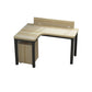 Industrial Office Desk Manufactured Wood L-Shape Writing Desk (Cabinet not Included) Clearhalo 'furn' 'furn_office_desk' 'Furniture' 'Office Desks' 'Office Furniture' 'office_desk' 7808820