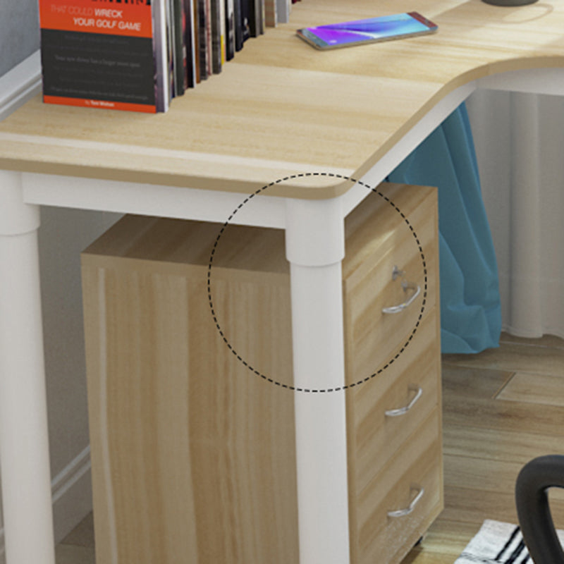 Industrial Office Desk Manufactured Wood L-Shape Writing Desk (Cabinet not Included) Clearhalo 'furn' 'furn_office_desk' 'Furniture' 'Office Desks' 'Office Furniture' 'office_desk' 7808821