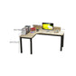 Industrial Office Desk Manufactured Wood L-Shape Writing Desk (Cabinet not Included) Clearhalo 'furn' 'furn_office_desk' 'Furniture' 'Office Desks' 'Office Furniture' 'office_desk' 7808834