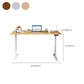 Electric Height Adjustment Computer Desk T-Shape Base Writing Desk with Steel Legs