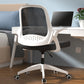 Modern Style Office Chair Adjustable Seat Height with Wheels White-Black 1 Piece Sponge Clearhalo 'furn' 'furn_office_chair' 'Furniture' 'Office Chairs' 'Office Furniture' 'office_chair' 7808955