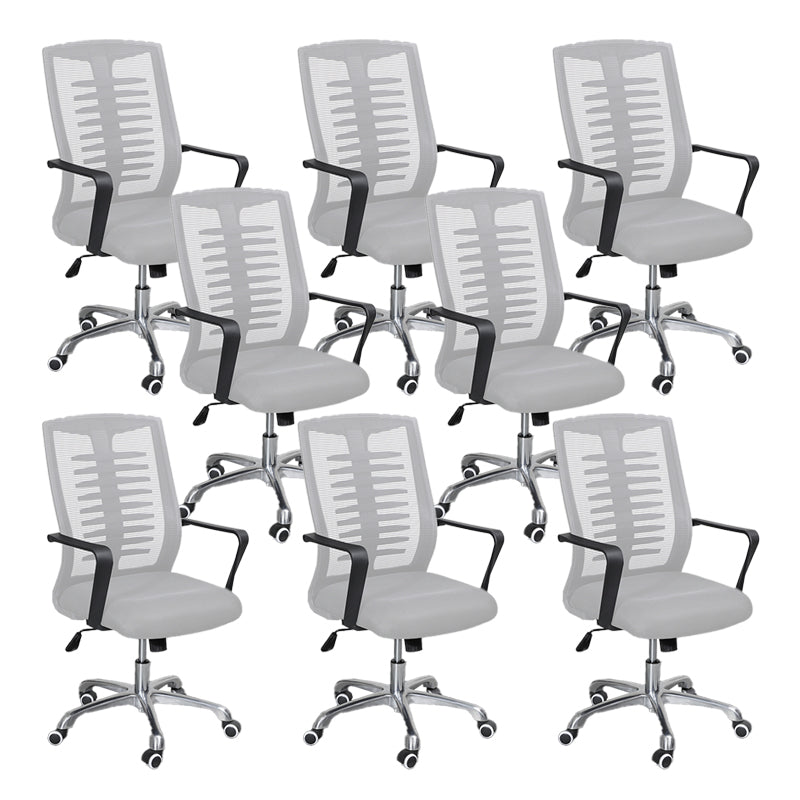 Hauteur de siège réglable de chaise pivotante moderne avec roues