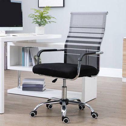 スライドモダンオフィスチェア調整可能なシートの高さ固定腕が車輪付き