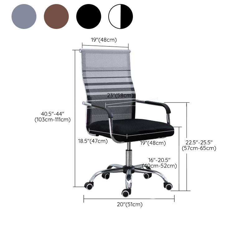 スライドモダンオフィスチェア調整可能なシートの高さ固定腕が車輪付き