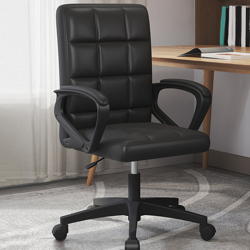 Modern Slide Office Chair Adjustable Seat Height with Wheels Clearhalo 'furn' 'furn_office_chair' 'Furniture' 'Office Chairs' 'Office Furniture' 'office_chair' 7809037