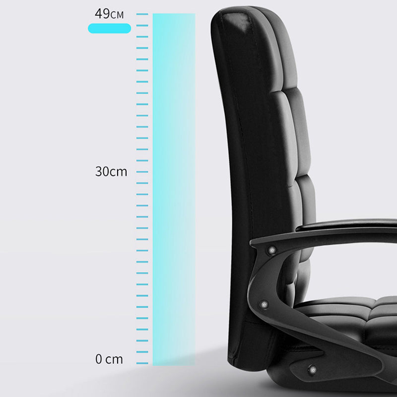 Modern Slide Office Chair Adjustable Seat Height with Wheels Clearhalo 'furn' 'furn_office_chair' 'Furniture' 'Office Chairs' 'Office Furniture' 'office_chair' 7809048