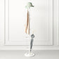 Glam Metal Cad -rek Marmeren basisjas Hanger voor woonkamer