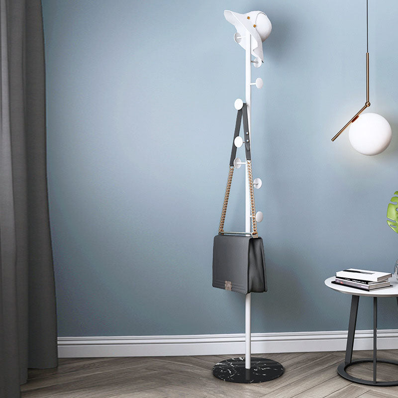 Luil Luxury Coat Rack en marbre Base de support support de manteau avec crochets
