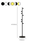 Luil Luxury Coat Rack en marbre Base de support support de manteau avec crochets