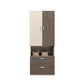 Engineered Wood File Cabinet Contemporary Vertical Cabinet with Storage
