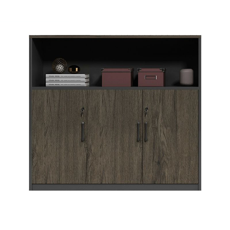 Modern Engineered Wood Filing Cabinet with Lock Storage for Home Office