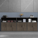 Modern Engineered Wood Filing Cabinet with Lock Storage for Home Office
