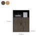 Modern Engineered Wood Filing Cabinet with Lock Storage for Home Office