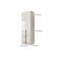 Hinged Wardrobe Armoire with Shelves White Wardrobe Closet for Home