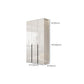 Hinged Wardrobe Armoire with Shelves White Wardrobe Closet for Home