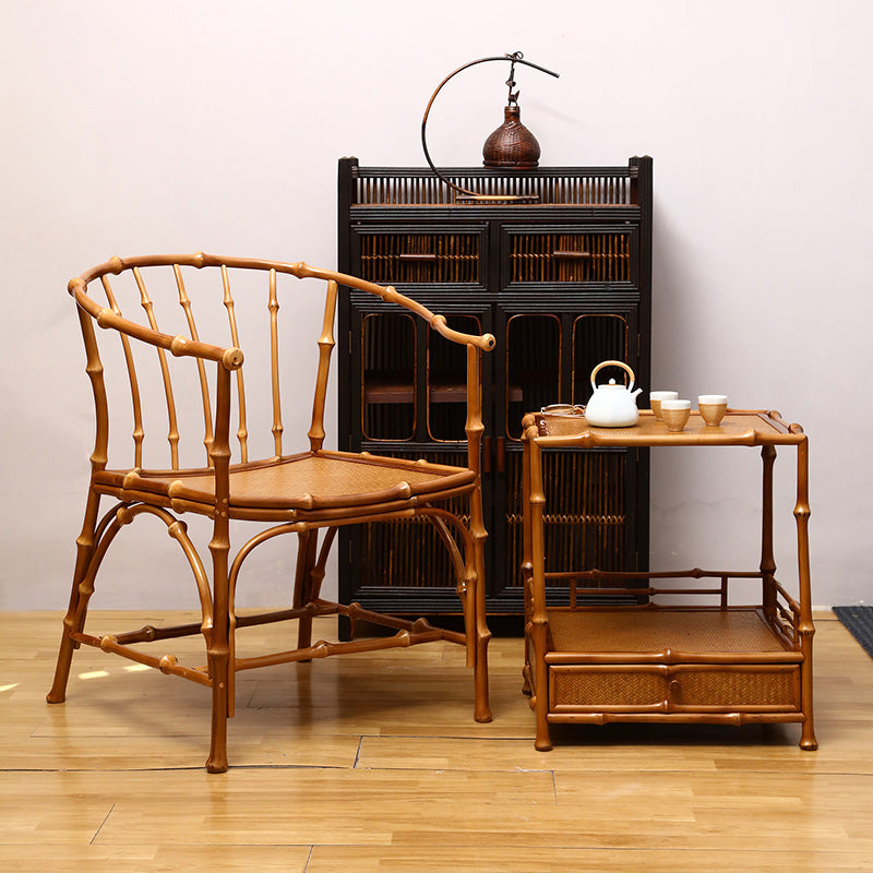 Cane Back Dining Chairs Traditional Slat Back Arm Chair for Dining Room Clearhalo 'Dining Chairs' 'Dining Tables & Seating' 'dining_chair' 'furn' 'furn_dining_chair' 'Furniture' 'Kitchen & Dining Furniture' 7811836
