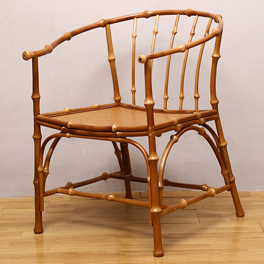 Sillas de comedor de caña para el brazo trasero tradicional para comedor