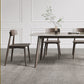 Modern Stone Dining Room Table for 2-6 Person Grey Rectangular Top Clearhalo 'Dining Tables & Seating' 'Dining Tables' 'dining_table' 'furn' 'furn_dining_table' 'Furniture' 'Kitchen & Dining Furniture' 7815473